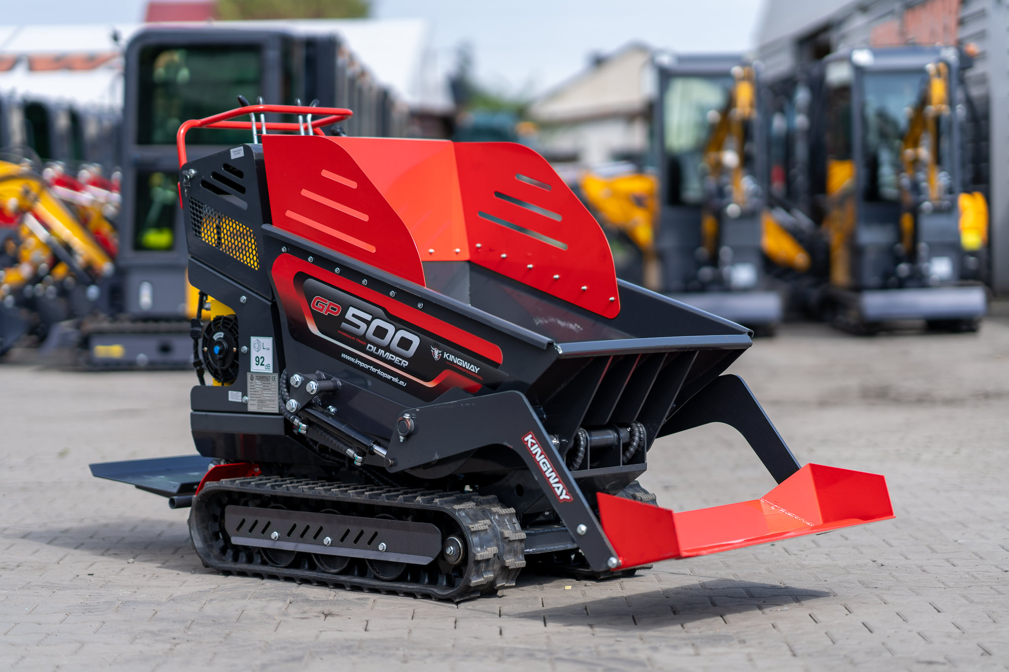 GP500 DUMPER – RUPSKIPPER MET VOORLADER